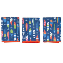Load image into Gallery viewer, Mighty Mini Set of 3 Towels - Reversible - Lure - Navy