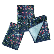 Load image into Gallery viewer, Mighty Mini Set of 3 Towels - Reversible - Glitz Navy