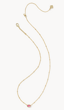 Load image into Gallery viewer, Kendra Scott Mini Elisa Gold Satellite Short Pendant Necklace in Azalea Illusion