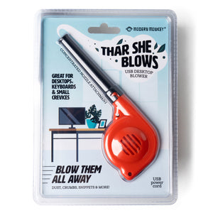 Modern Monkey Thar She Blows USB Desktop Blower