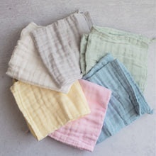 Load image into Gallery viewer, Multicolor Muslin Washcloth - 6 Pack