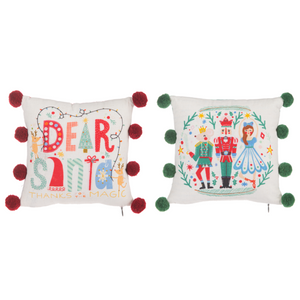 Ganz Whimsical Joyful Christmas Pillows