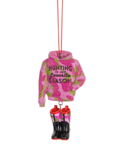 Ganz Pink Camo Hunting Season Ornament