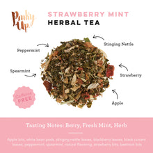 Load image into Gallery viewer, Pinky Up Tea Sachets - Strawberry Mint Herbal