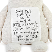 Load image into Gallery viewer, Demdaco Poetic Threads Bunny - Gray