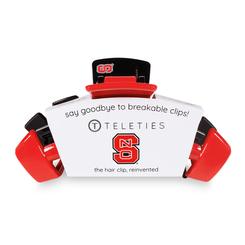 Large Teleties Hair Clip - NC State University