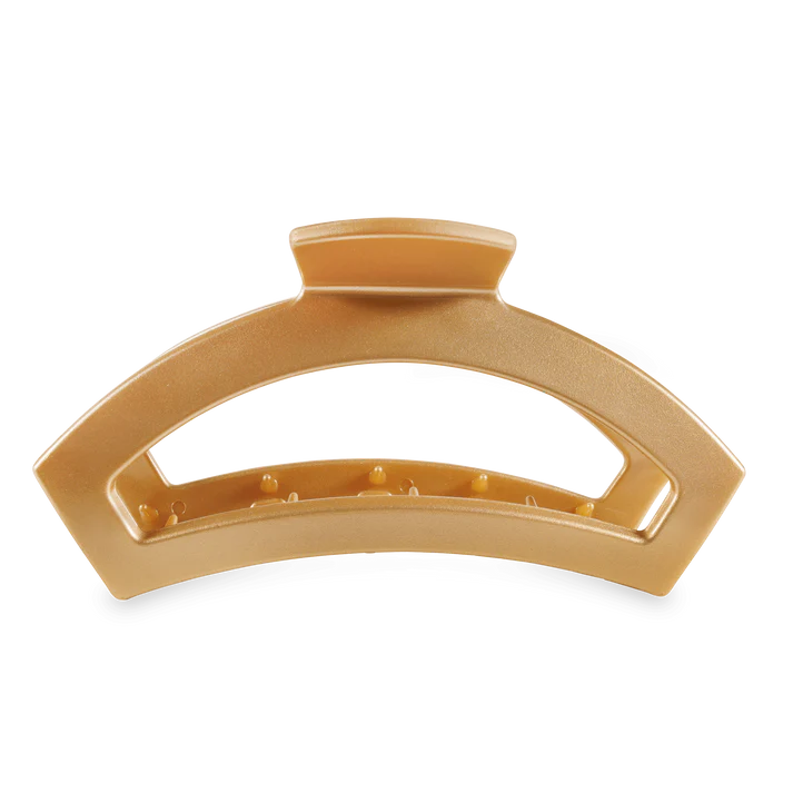 Large Teleties Open Hair Clip - Champagne Toast