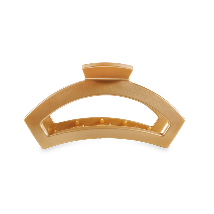 Medium Teleties Open Hair Clip - Champagne Toast