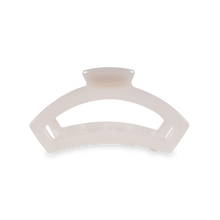 Load image into Gallery viewer, Medium Teleties Open Hair Clip - Coconut White