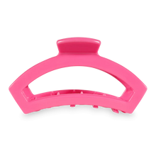 Load image into Gallery viewer, Large Teleties Open Hair Clip - Paradise Pink