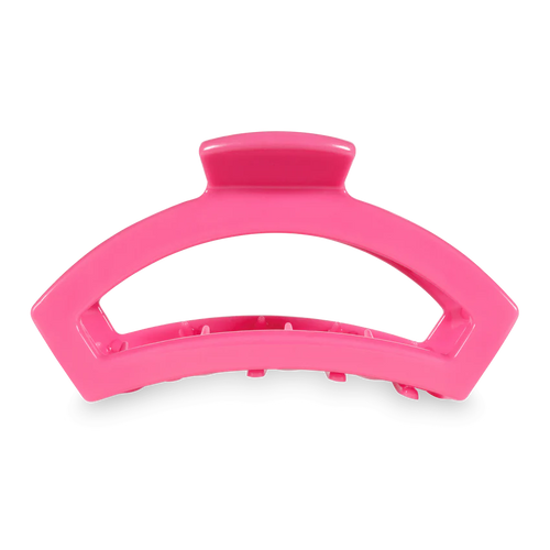 Large Teleties Open Hair Clip - Paradise Pink