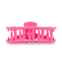 Load image into Gallery viewer, Large Teleties Open Hair Clip - Paradise Pink
