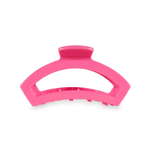 Small Teleties Open Hair Clip - Paradise Pink