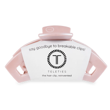 Load image into Gallery viewer, Large Teleties Open Hair Clip - Pearly Pink