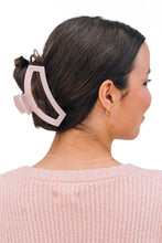 Load image into Gallery viewer, Large Teleties Open Hair Clip - Pearly Pink