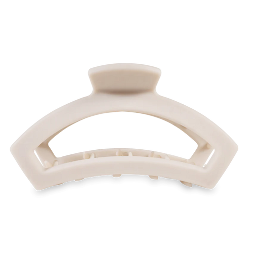 Large Teleties Open Hair Clip - Toasted