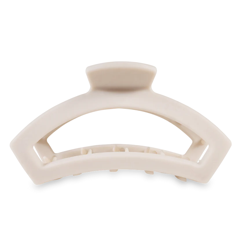 Large Teleties Open Hair Clip - Toasted