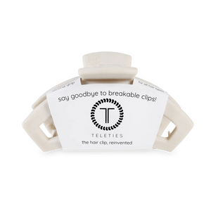 Medium Teleties Open Hair Clip - Toasted