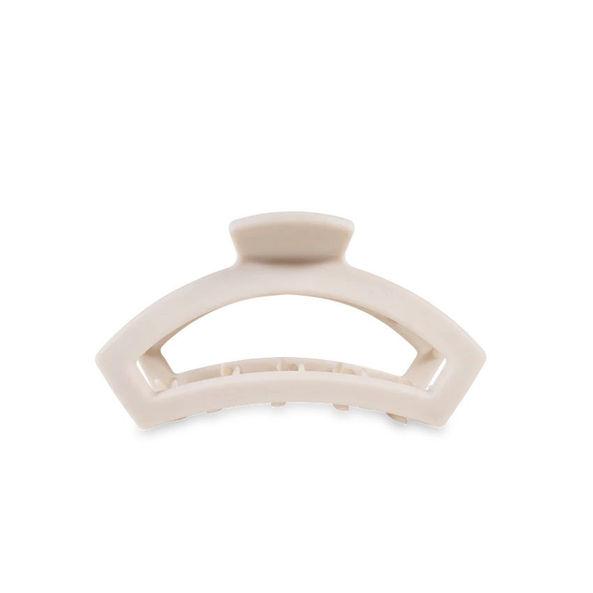 Tiny Teleties Open Hair Clip - Toasted