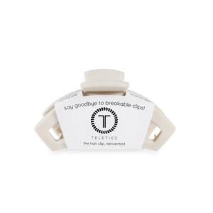 Tiny Teleties Open Hair Clip - Toasted