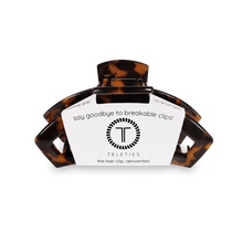 Load image into Gallery viewer, Small Teleties Open Hair Clip - Tortoise
