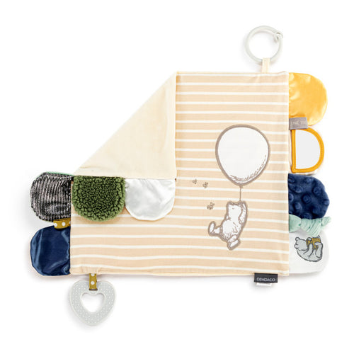 Demdaco Activity Blankie - Tan and Blue
