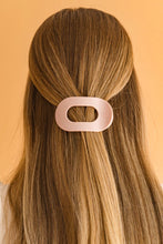 Load image into Gallery viewer, Medium Teleties Flat Round Hair Clip - Pearly Pink