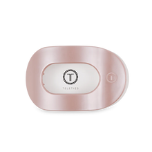 Load image into Gallery viewer, Medium Teleties Flat Round Hair Clip - Pearly Pink