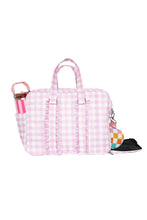 Load image into Gallery viewer, Light Pink Ruffle Weekender Bag
