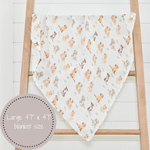 Load image into Gallery viewer, Woof Woof Muslin Swaddle Blanket