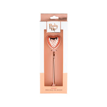 Load image into Gallery viewer, Pinky Up Heart Tea Infuser - Rose Gold