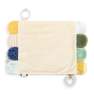 Demdaco Activity Blankie - Tan and Blue