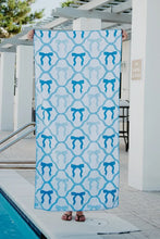 Load image into Gallery viewer, Blue Bow Quick Dry Towel