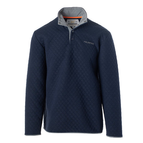 Fieldstone Quilted Pullover - Navy