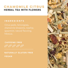 Load image into Gallery viewer, Pinky Up Tea Sachets - Chamomile Citrus Herbal