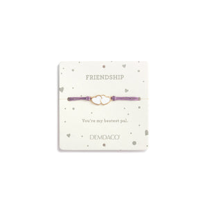 Demdaco Friendship Bear - Purple