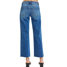Load image into Gallery viewer, Risen Jeans - Mid Rise Crop Straight Clean Cut Hem Jeans
