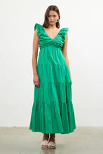 Load image into Gallery viewer, Ellyn Poplin Maxi Dress - Kelly Green