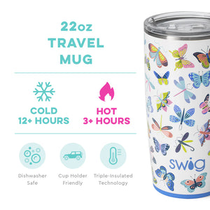 Swig Butterfly Bliss Travel Mug (22oz)