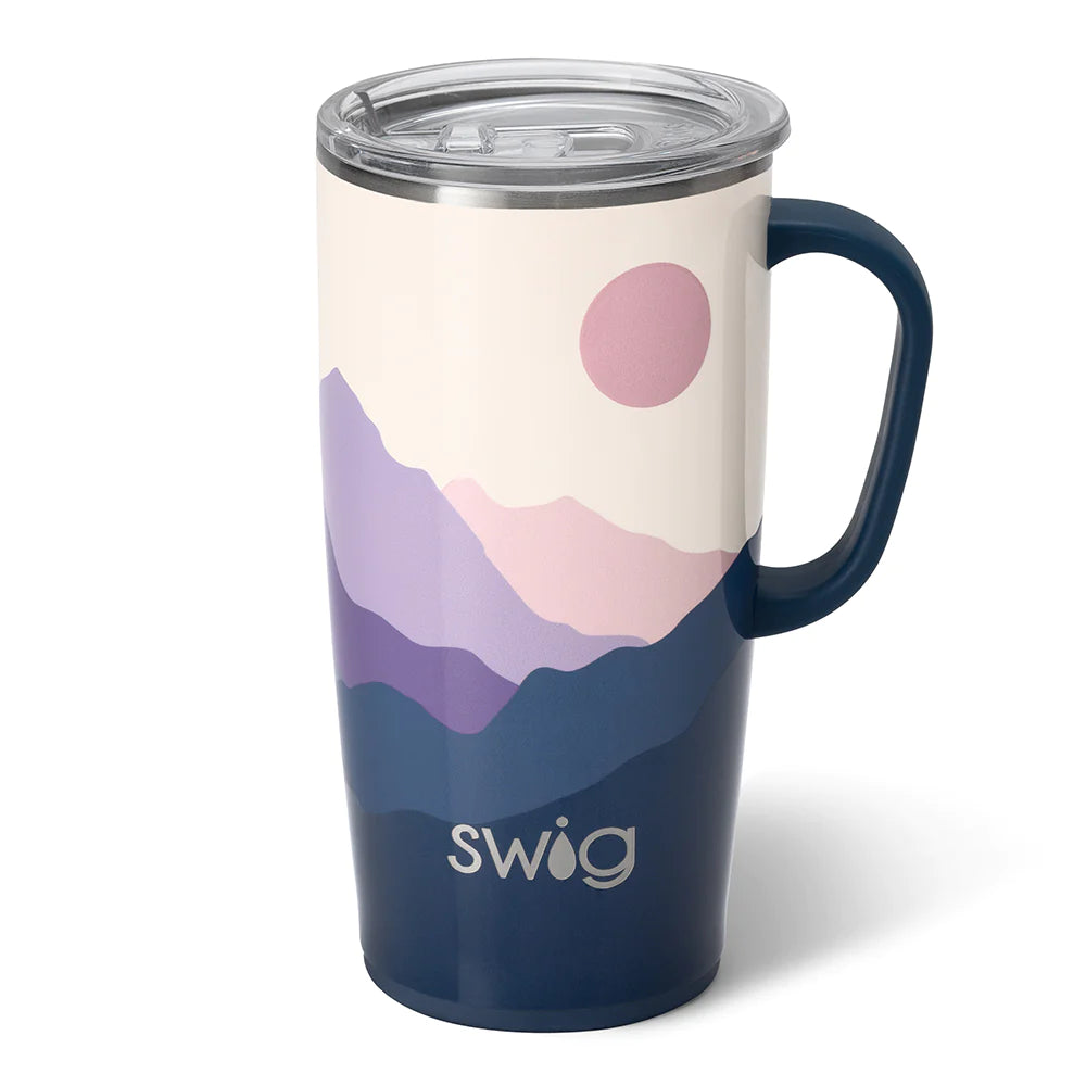 Swig Life 22oz Travel Mug, Insulated Stainless Steel Tumbler with Handle