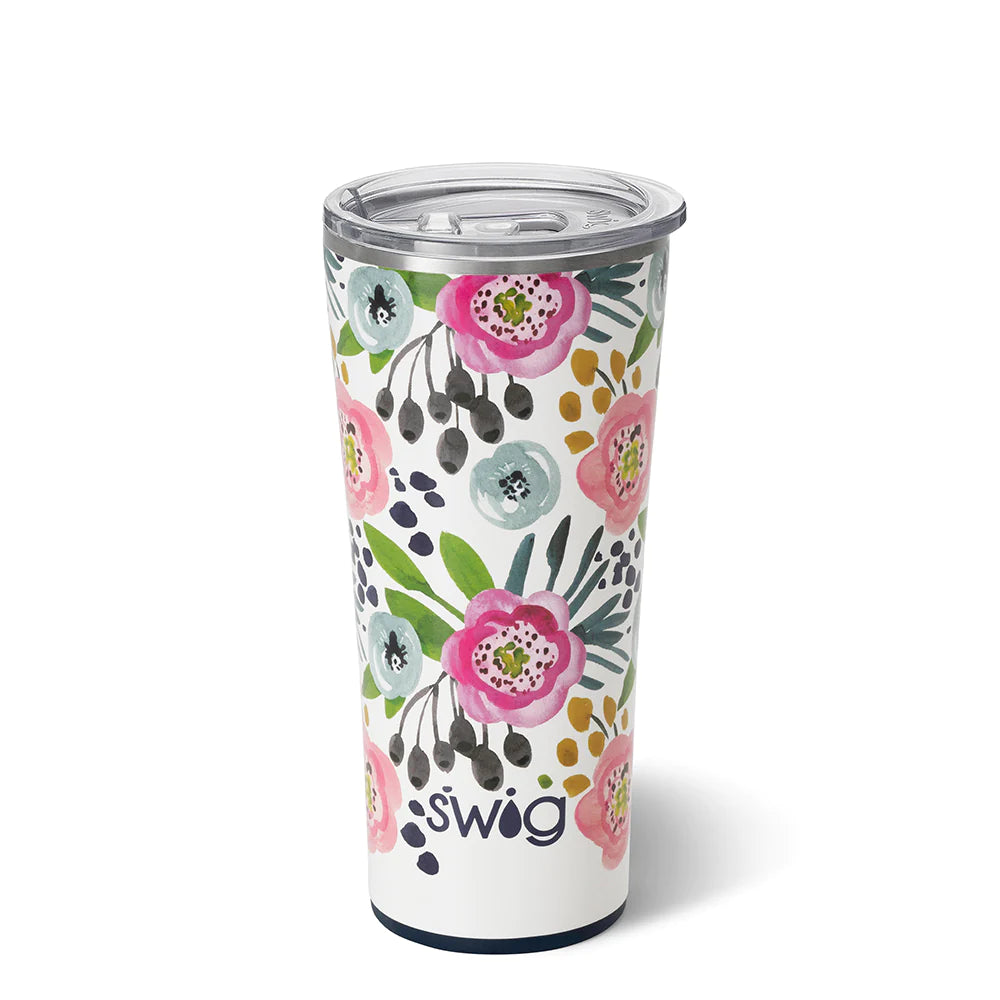 Swig Life Tumbler - Electric Slide Insulated Stainless Steel - 32oz - Dishwasher Safe with A Non-Slip Base