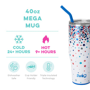 Swig Star Spangled Mega Mug (40oz)