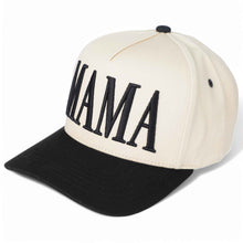 Load image into Gallery viewer, &quot;MAMA&quot; Puff Embroidered Trucker Hat - Black