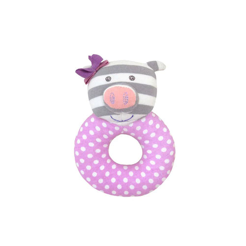 Apple Park Teething Rattle - Penny Pig