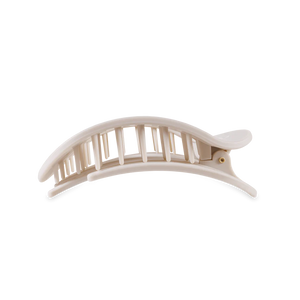 Medium Teleties Flat Round Hair Clip - Toasted