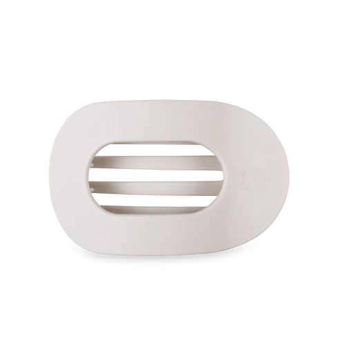 Medium Teleties Flat Round Hair Clip - Toasted