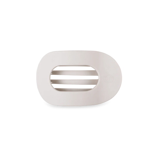 Small Teleties Flat Round Hair Clip - Toasted
