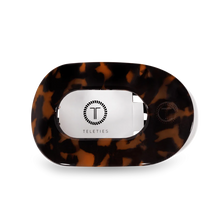 Load image into Gallery viewer, Medium Teleties Flat Round Hair Clip - Tortoise