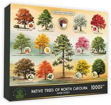 Load image into Gallery viewer, Native Trees of North Carolina Jigsaw Puzzle