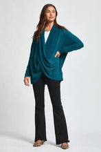 Load image into Gallery viewer, Lisa Waterfall Sweater - Dark Teal *Regular &amp; Curvy*